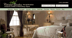 Desktop Screenshot of colonial-gardens.com